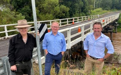 A NEW BRIDGE FOR PEARCES CREEK