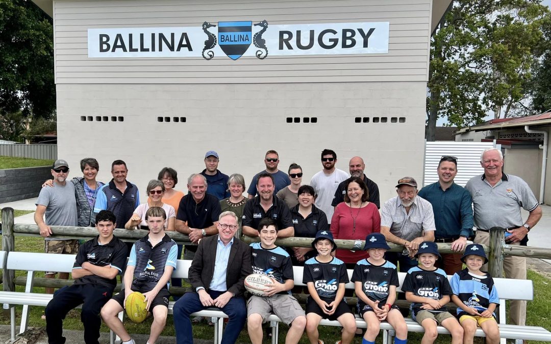 BALLINA RUGBY CLUB SCORES FUNDING UPGRADE